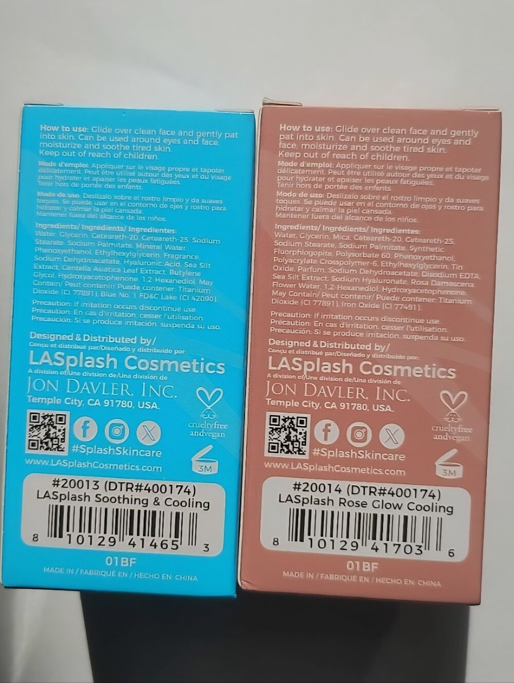 LASplash Cosmetics Cooling Serum Stick - Choice of Soothing or Rose Gold - Picture 7 of 7